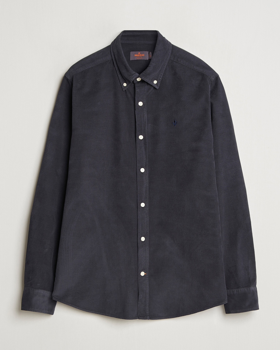 Heren | Overhemden | Morris | Douglas Corduroy Shirt Navy