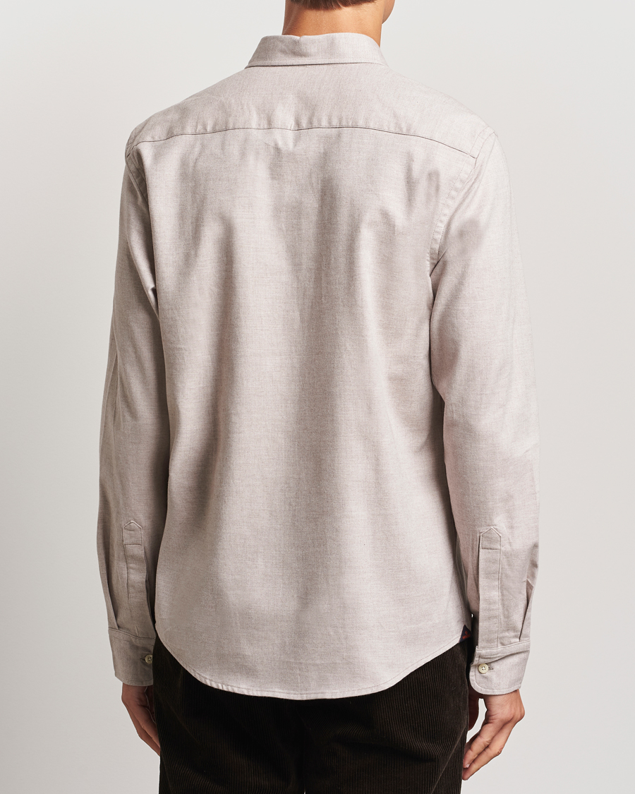 Heren | Overhemden | Morris | Watts Flannel Shirt Khaki