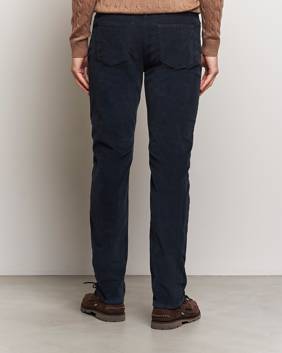 Heren | Broeken | Morris | James Corduroy 5-Pocket Pant Navy