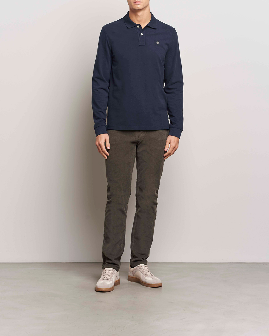 Heren | Broeken | Morris | James Corduroy 5-Pocket Pant Olive