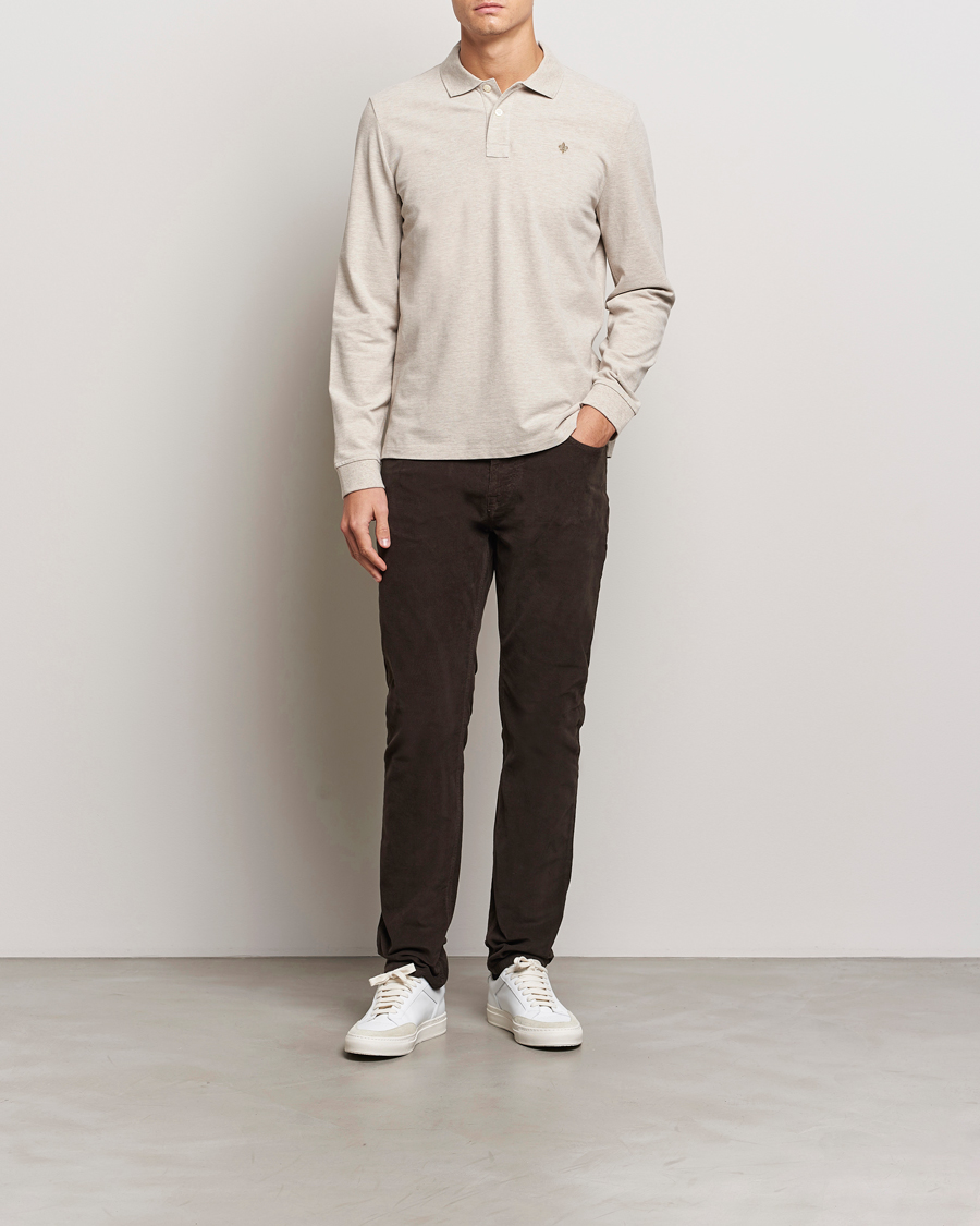 Heren | Broeken | Morris | James Corduroy 5-Pocket Pant Brown