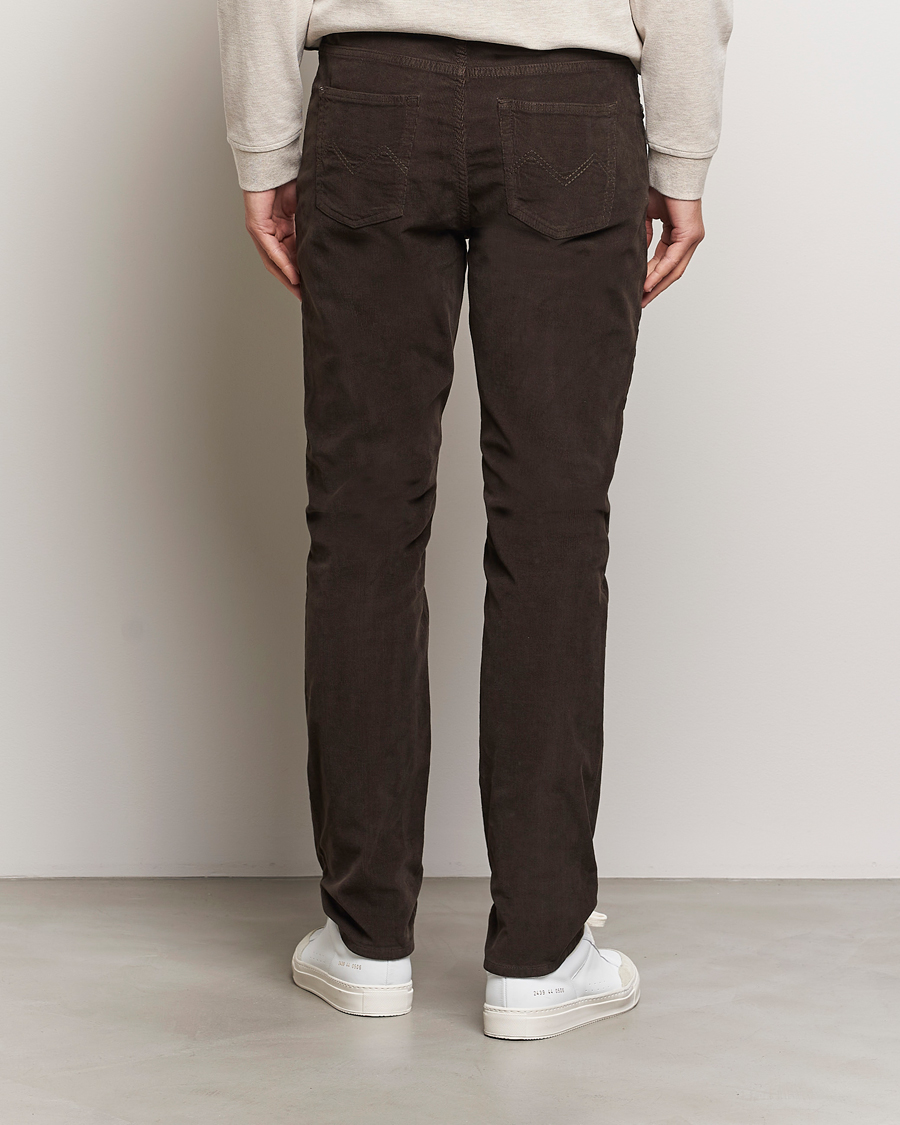 Heren | Broeken | Morris | James Corduroy 5-Pocket Pant Brown