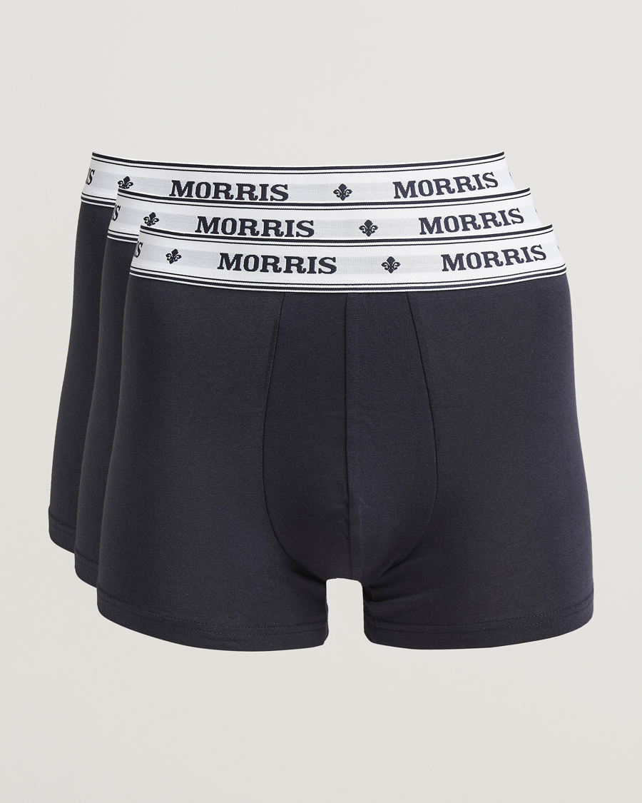 Heren | Ondergoed | Morris | Boxer Brief 3-Pack Old Blue