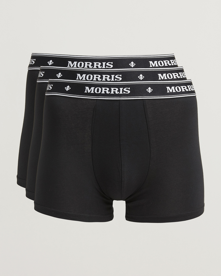 Heren | Ondergoed | Morris | Boxer Brief 3-Pack Black