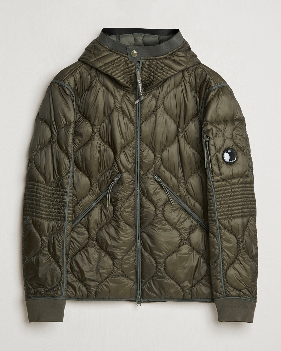 Heren | Jassen | C.P. Company | Primaloft Quilted Hood Jacket Green