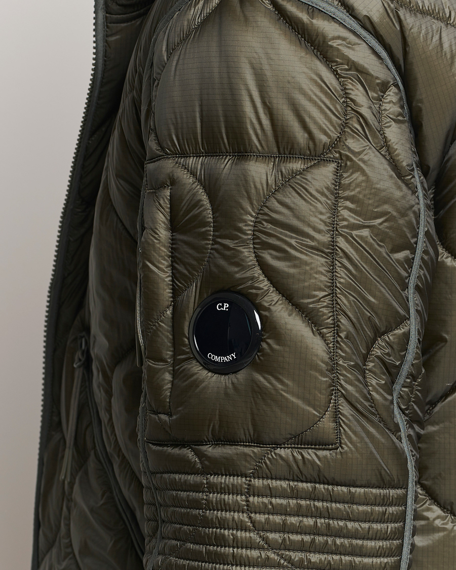 Heren | Jassen | C.P. Company | Primaloft Quilted Hood Jacket Green