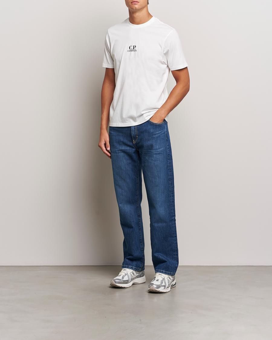Heren | T-shirts | C.P. Company | Jersey Back Logo T-Shirt White