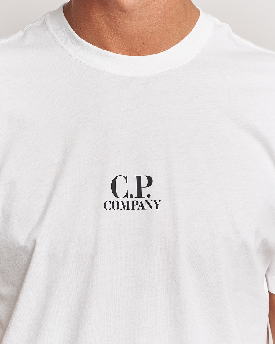Heren | T-shirts | C.P. Company | Jersey Back Logo T-Shirt White