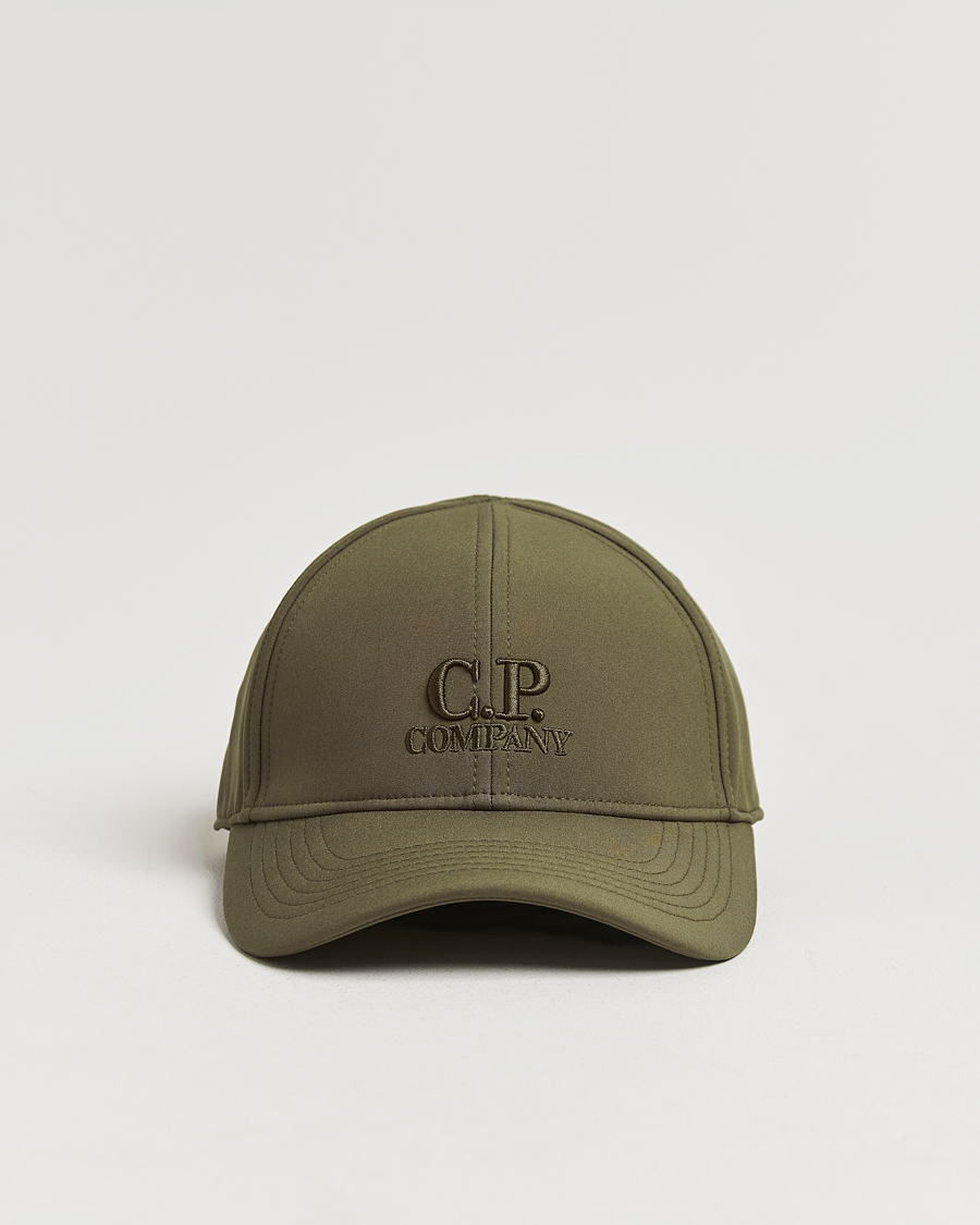 Heren | C.P. Company CP Shell Baseball Cap Olive | C.P. Company | CP Shell Baseball Cap Olive