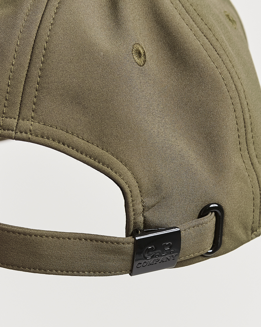 Heren | C.P. Company CP Shell Baseball Cap Olive | C.P. Company | CP Shell Baseball Cap Olive
