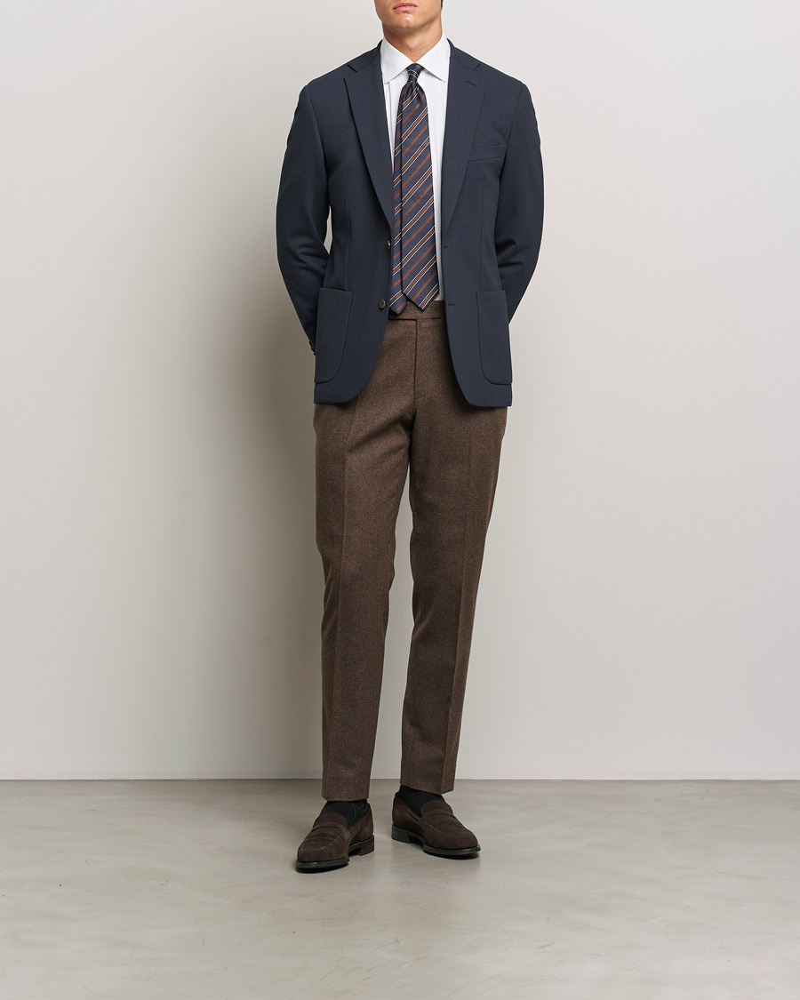 Heren | Blazers | Morris Heritage | Soft Jersey Blazer Navy