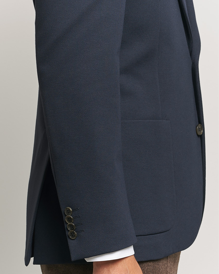 Heren | Blazers | Morris Heritage | Soft Jersey Blazer Navy