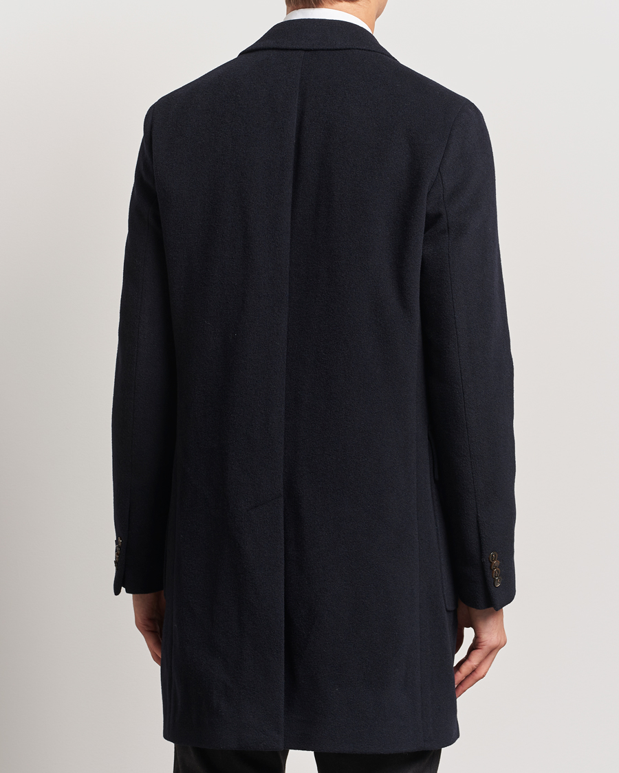 Heren | Jassen | Morris Heritage | Brian Double Breasted Wool Coat Navy