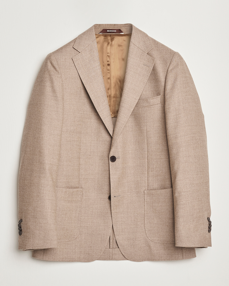 Heren | Blazers | Morris Heritage | Prestige Flannel Blazer Khaki