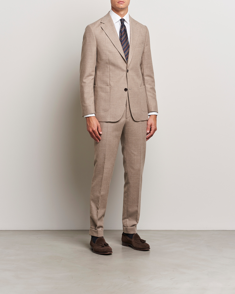 Heren | Blazers | Morris Heritage | Prestige Flannel Blazer Khaki