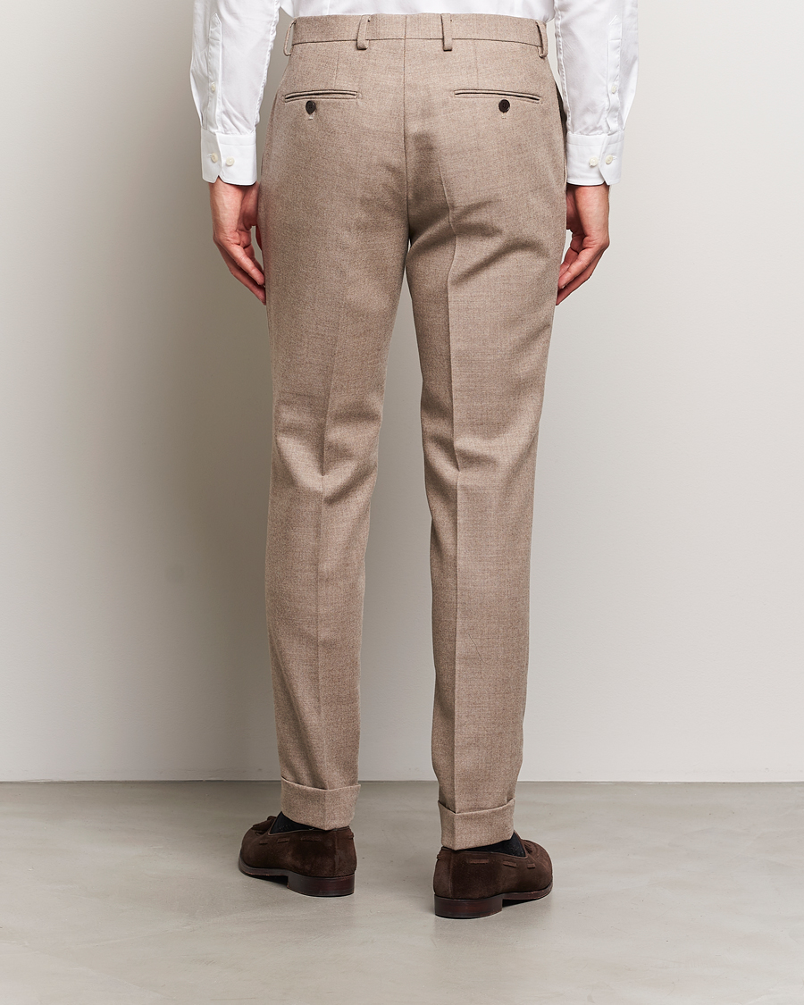 Heren | Broeken | Morris Heritage | Morris Prestige Flannel Trousers Khaki