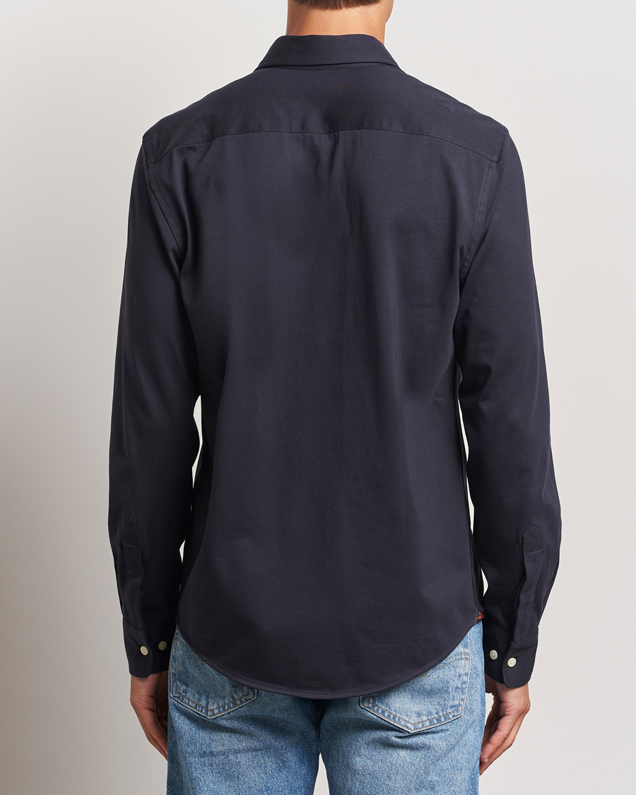 Heren | Overhemden | Morris | Dressed Jersey Shirt Old Blue