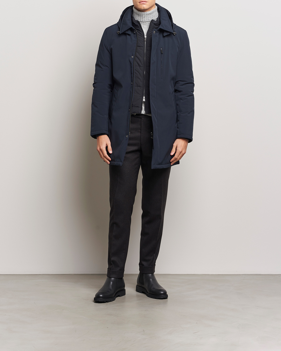 Heren | Jassen | Oscar Jacobson | Wynter Padded Jacket Navy