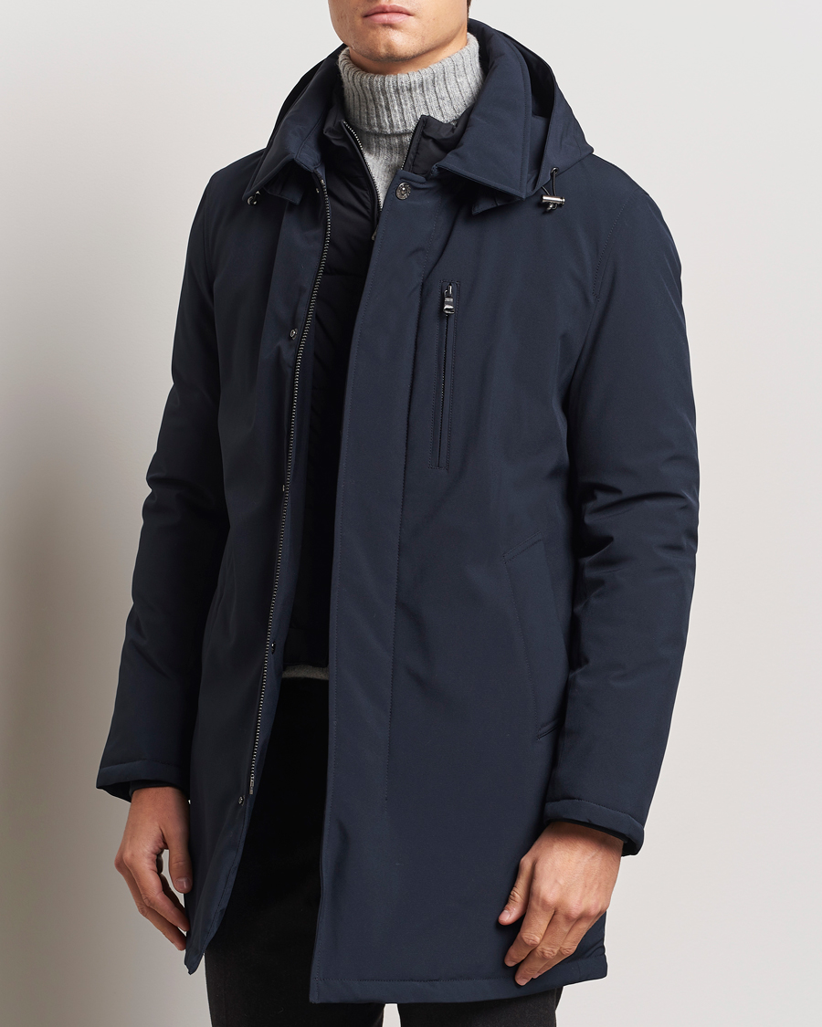 Heren | Jassen | Oscar Jacobson | Wynter Padded Jacket Navy