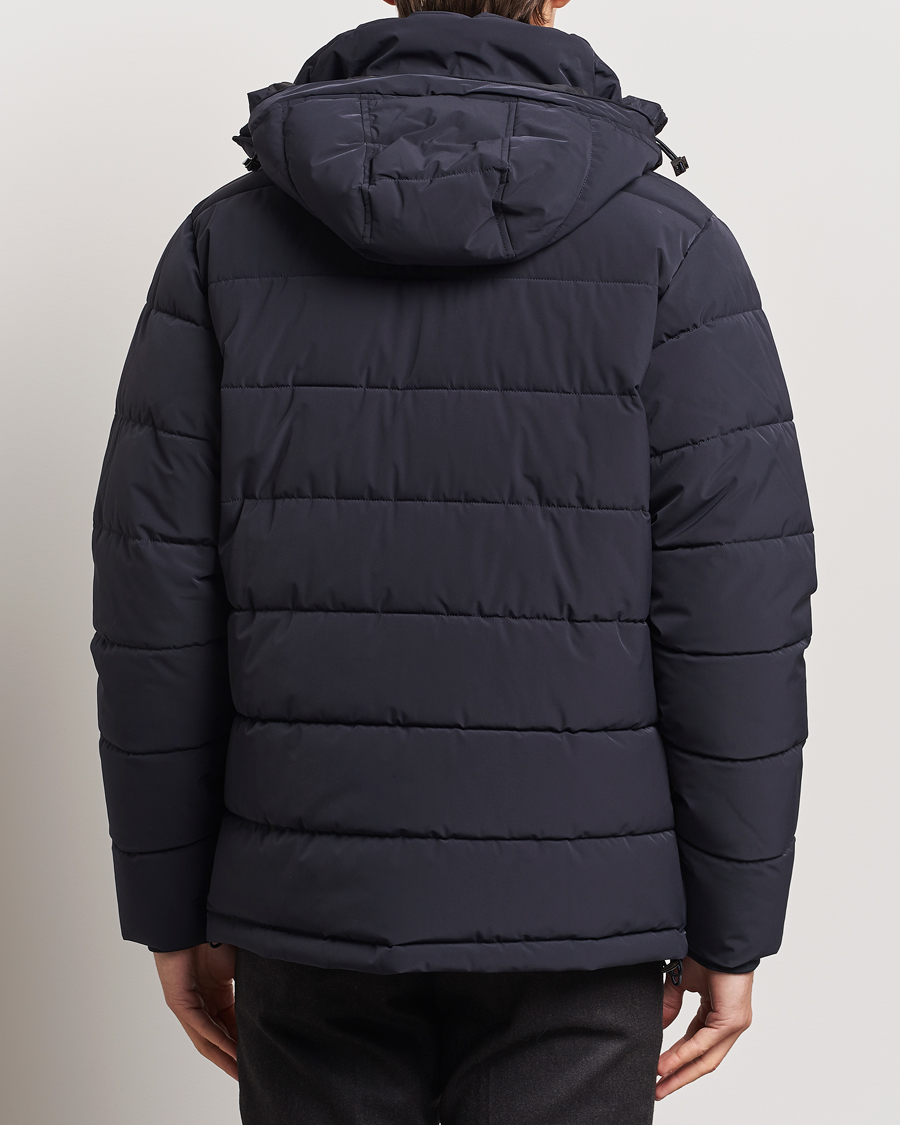 Heren | Jassen | Oscar Jacobson | Hooded Puffer Jacket Navy