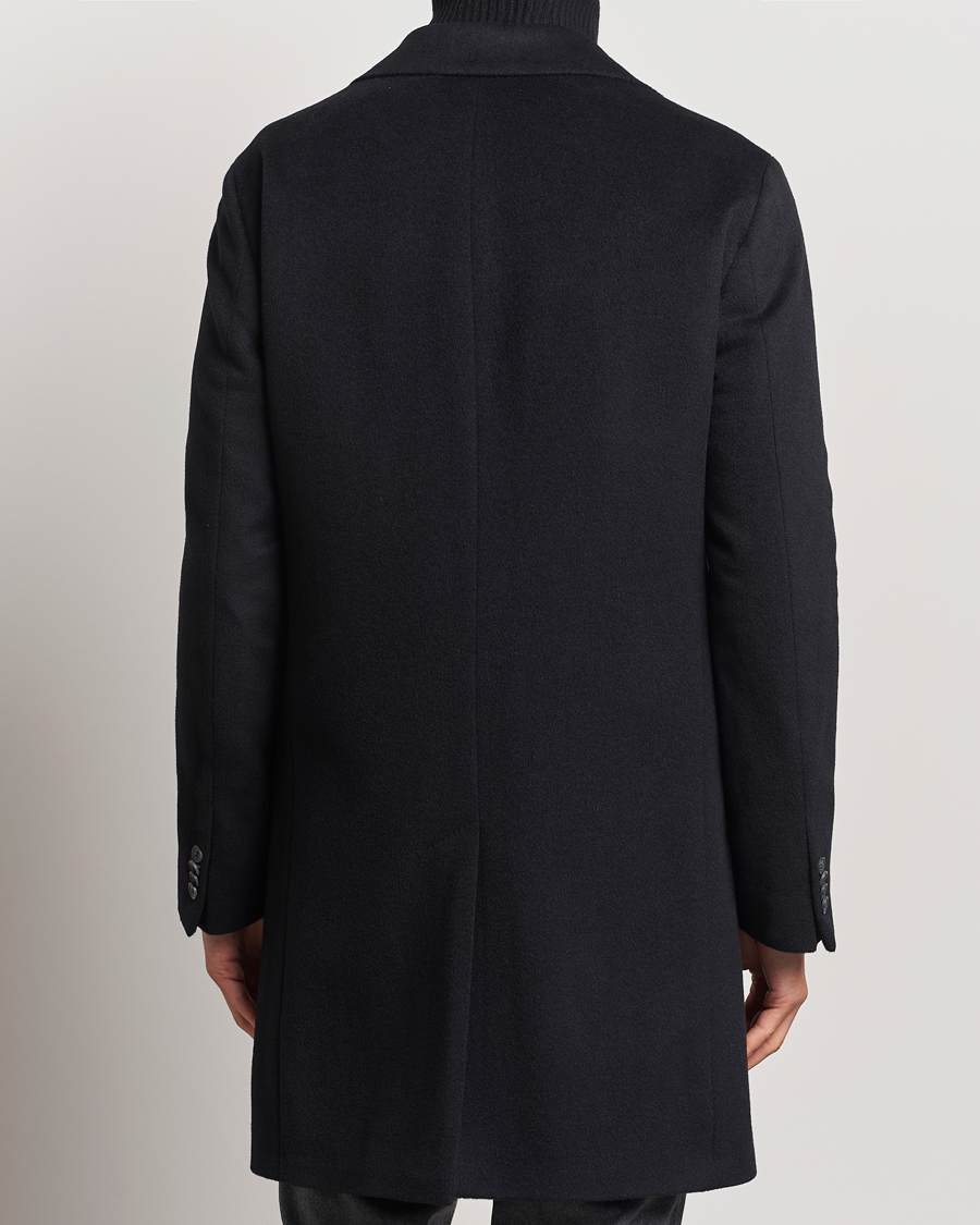 Heren | Jassen | Oscar Jacobson | Sylar Wool/Cashmere Coat Black