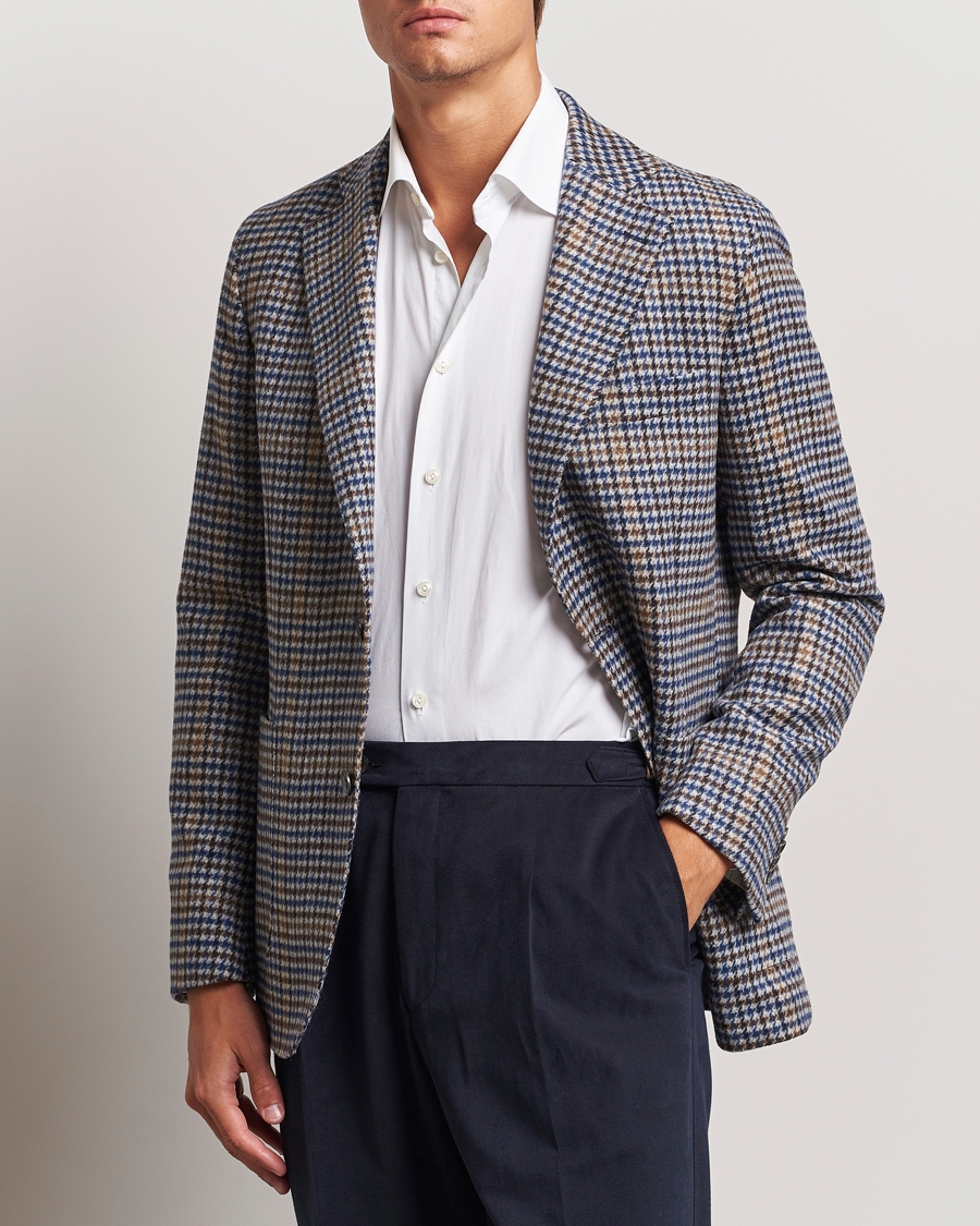 Heren | Blazers | Oscar Jacobson | Ferry Check Wool Blazer Multi
