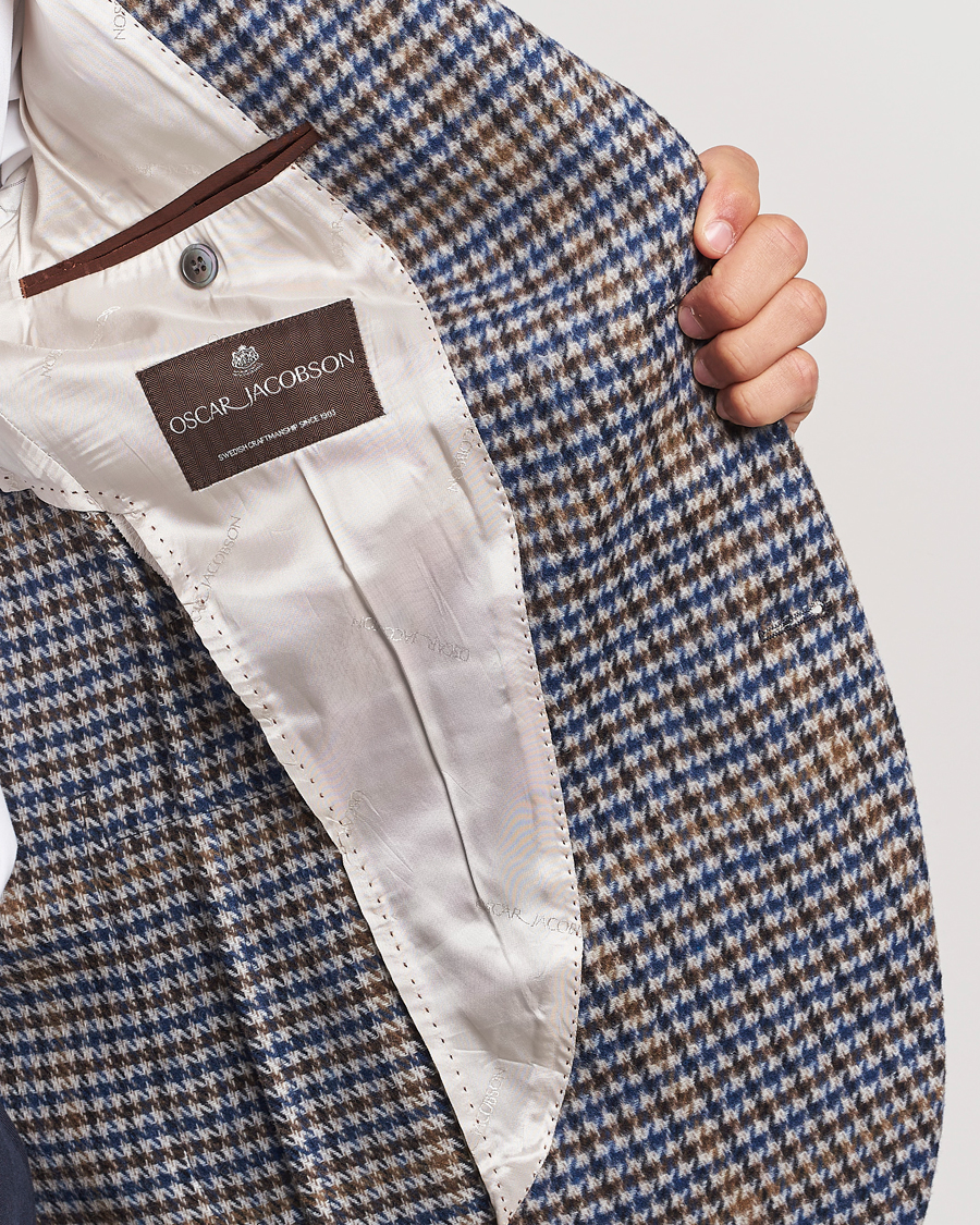 Heren | Blazers | Oscar Jacobson | Ferry Check Wool Blazer Multi