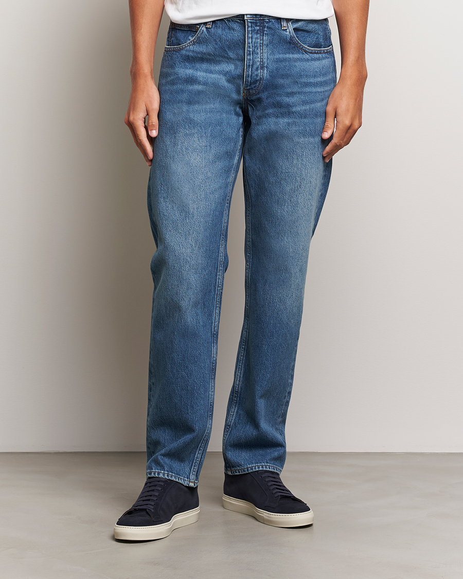 Heren | Jeans | FRAME | The Straight Jeans Blue Gold