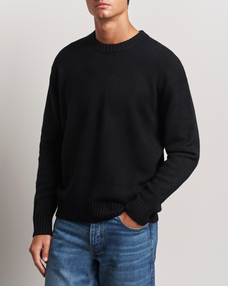 Heren | Truien | FRAME | Cashmere Sweater Noir