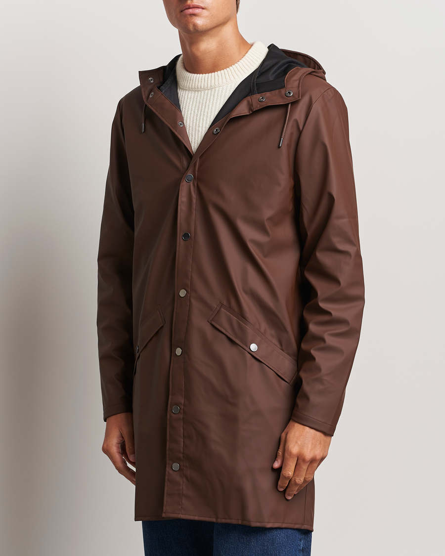 Heren | Jassen | RAINS | Long Jacket Frame Brown