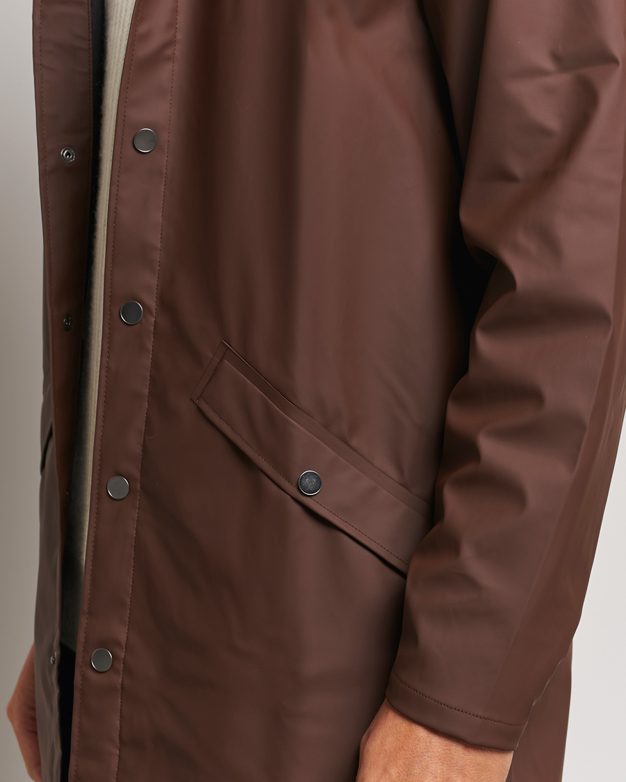 Heren | Jassen | RAINS | Long Jacket Frame Brown
