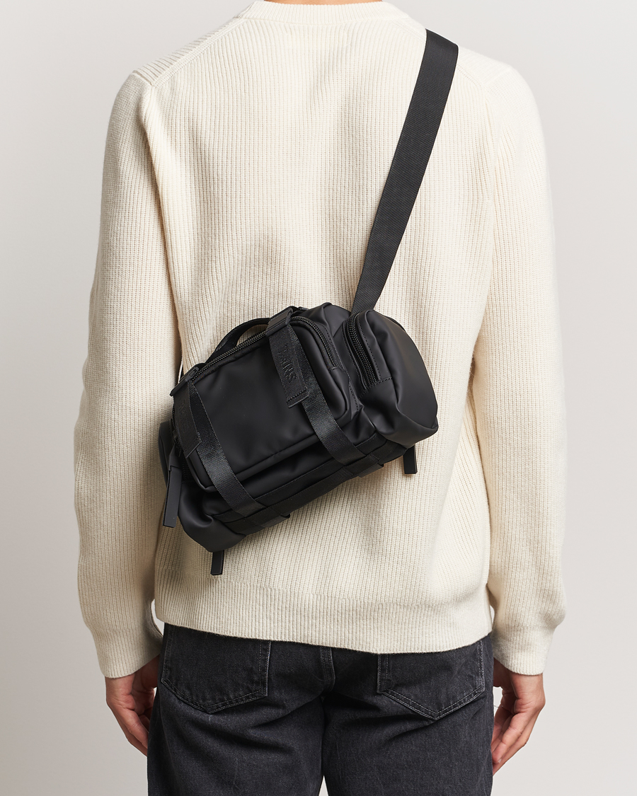 Heren | RAINS Trail Crossbody Bag Black | RAINS | Trail Crossbody Bag Black
