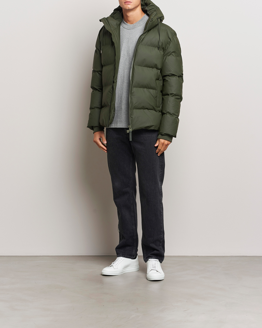 Heren | Jassen | RAINS | Alta Puffer Jacket Green