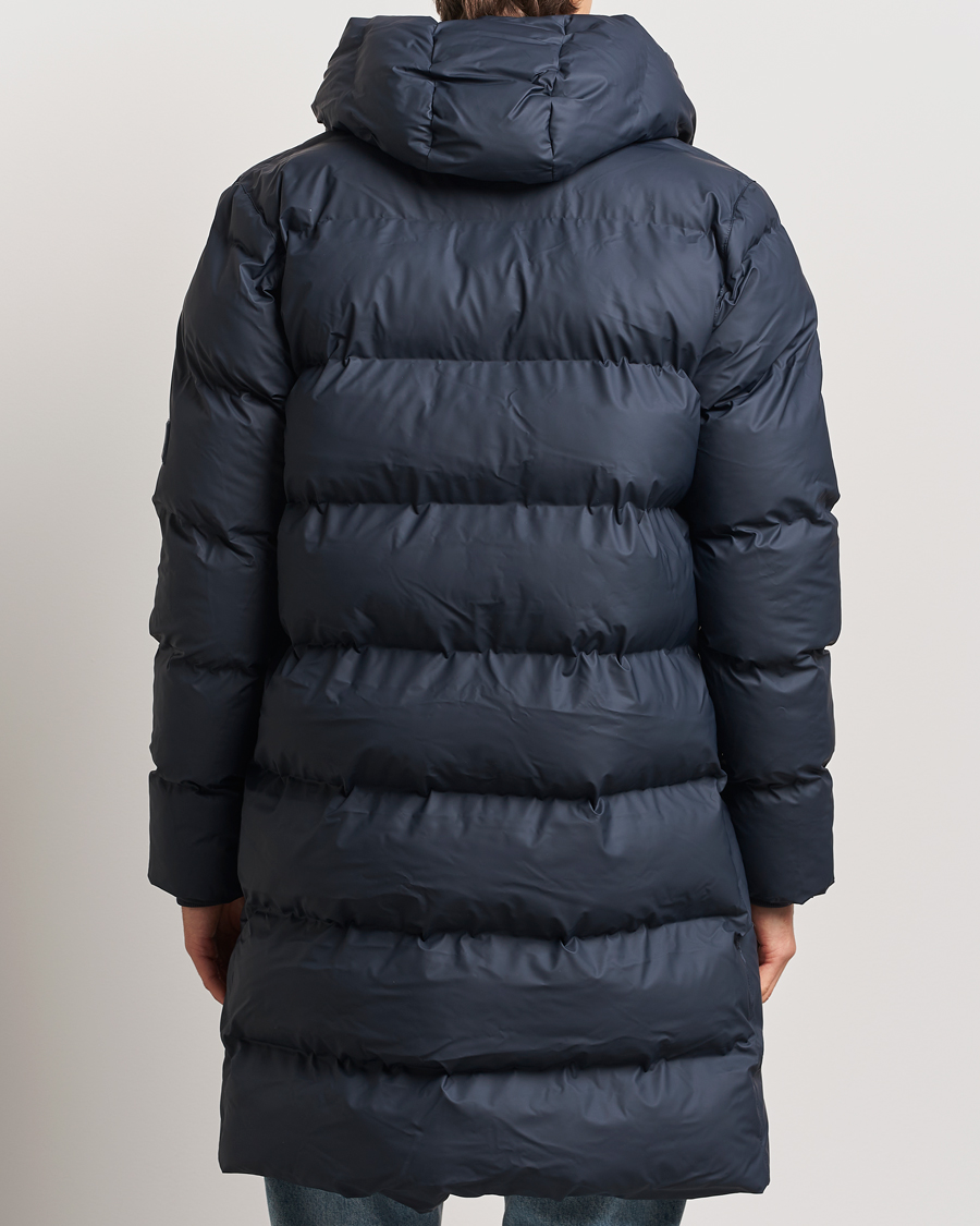 Heren | Jassen | RAINS | Alta Long Puffer Parka Navy