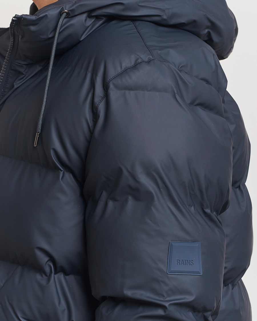 Heren | Jassen | RAINS | Alta Long Puffer Parka Navy