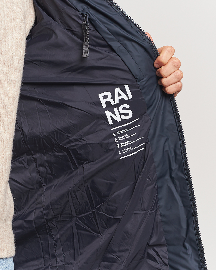 Heren | Jassen | RAINS | Alta Long Puffer Parka Navy