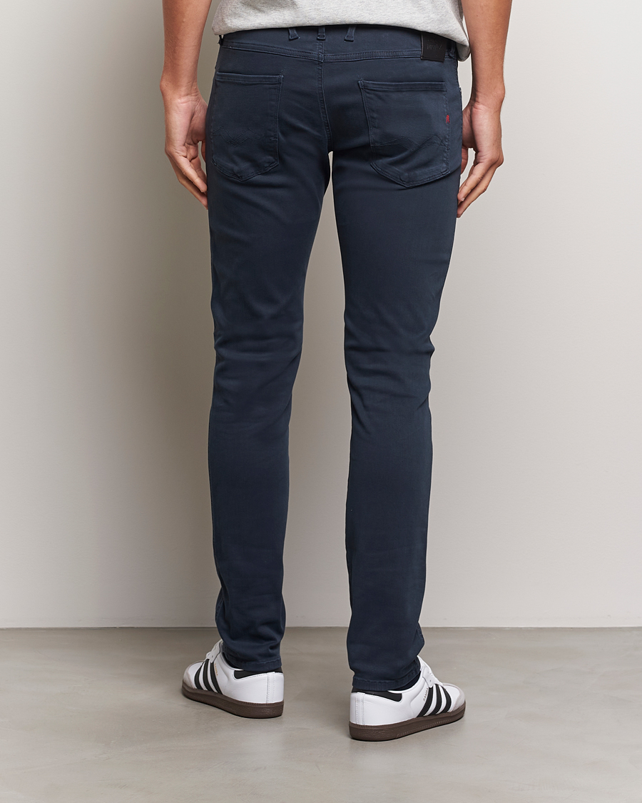 Heren | Broeken | Replay | Anbass Hyperflex X.Lite 5-Pocket Pants Navy