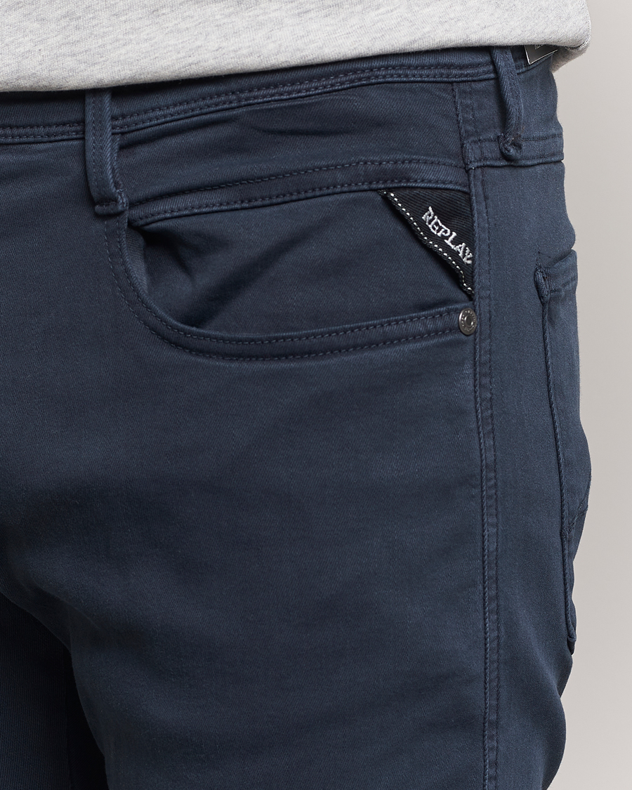 Heren | Broeken | Replay | Anbass Hyperflex X.Lite 5-Pocket Pants Navy