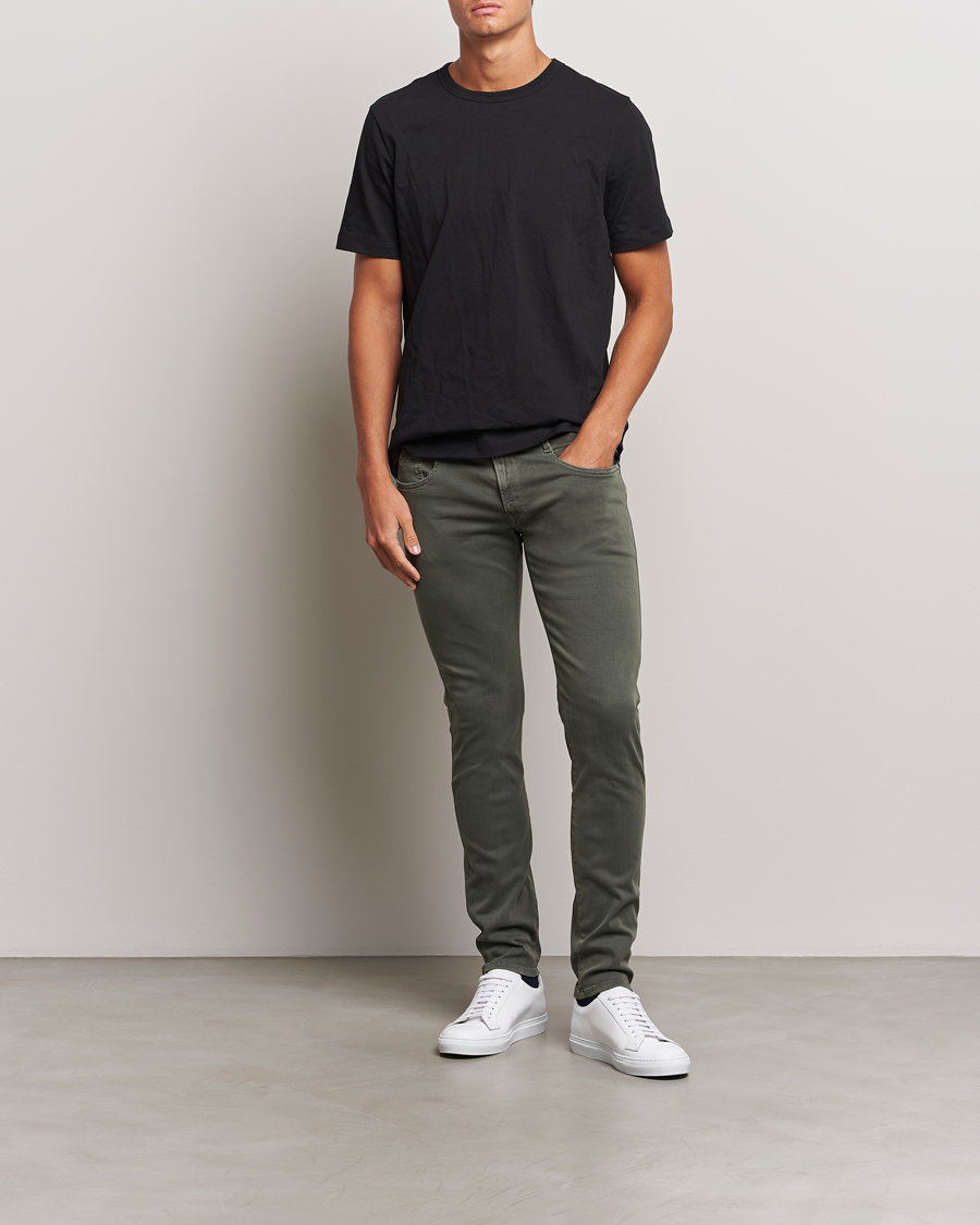 Heren | Broeken | Replay | Anbass Hyperflex X.Lite 5-Pocket Pants Dark Green