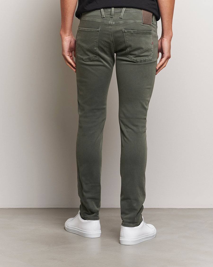 Heren | Broeken | Replay | Anbass Hyperflex X.Lite 5-Pocket Pants Dark Green