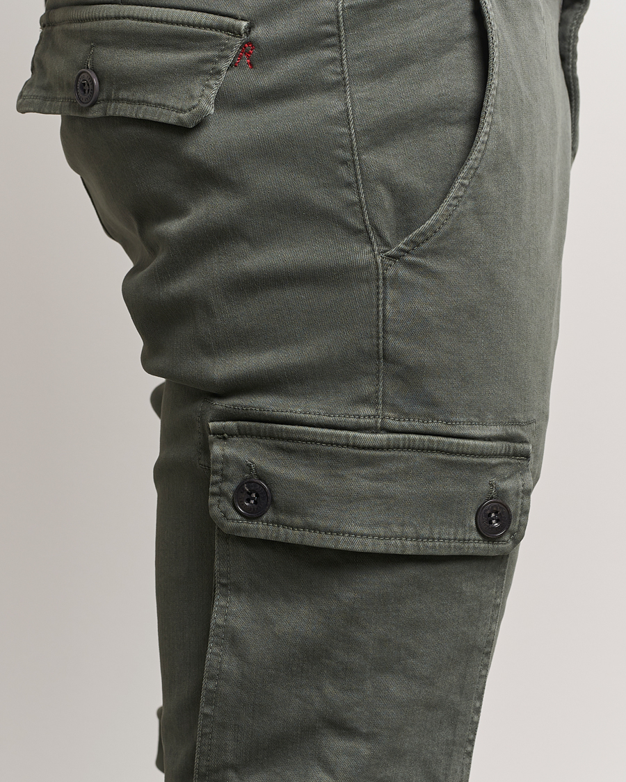 Heren | Broeken | Replay | Jaan Hyperflex Cargo Pants Dark Green