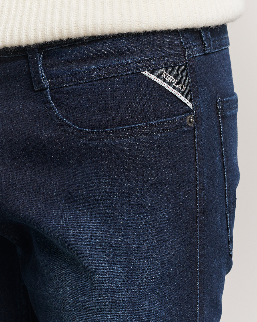 Heren | Jeans | Replay | Anbass Powerstretch Jeans Dark Indigo