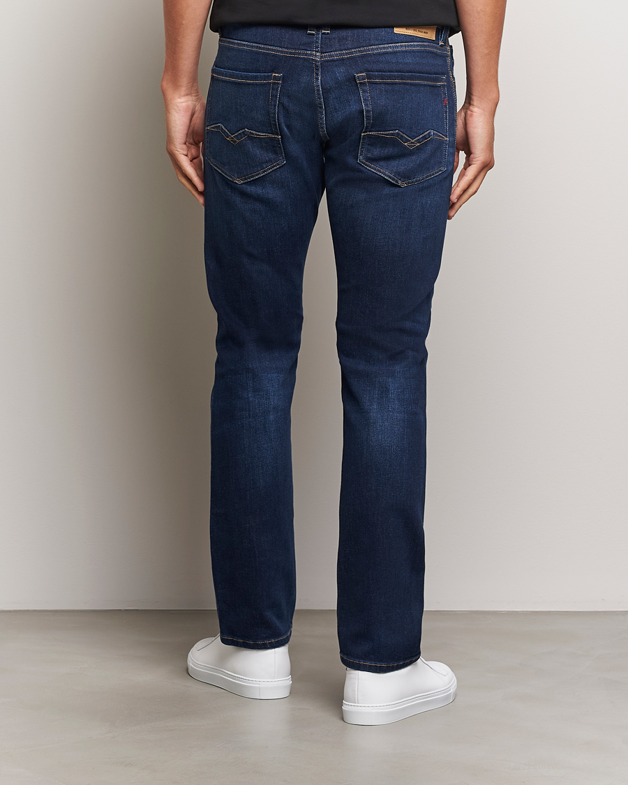 Heren | Jeans | Replay | Rocco Tapered Stretch Jeans Dark Blue