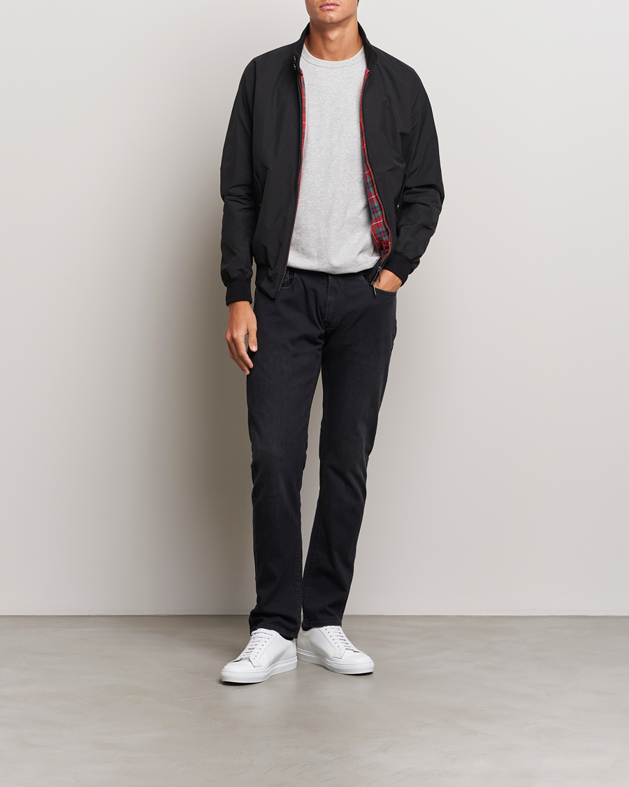 Heren | Jeans | Replay | Rocco Tapered Stretch Jeans Washed Black