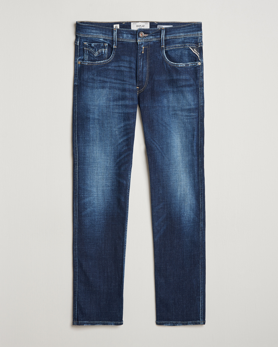 Heren | Jeans | Replay | Anbass 5 Years Wash Jeans Medium Blue
