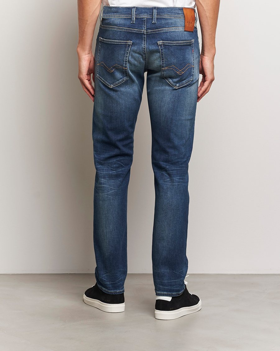 Heren | Jeans | Replay | Grover Hyperflex Dust Jeans Dark Blue