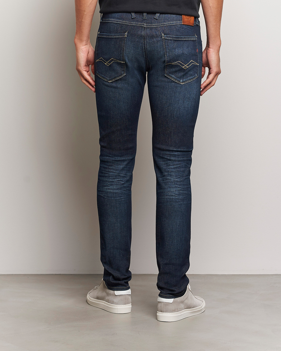 Heren | Jeans | Replay | Anbass Hyperflex Dust Jeans Dark Blue