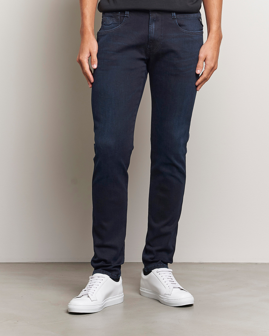 Heren | Jeans | Replay | Anbass Hyperflex Eco Plus Jeans Blue Black