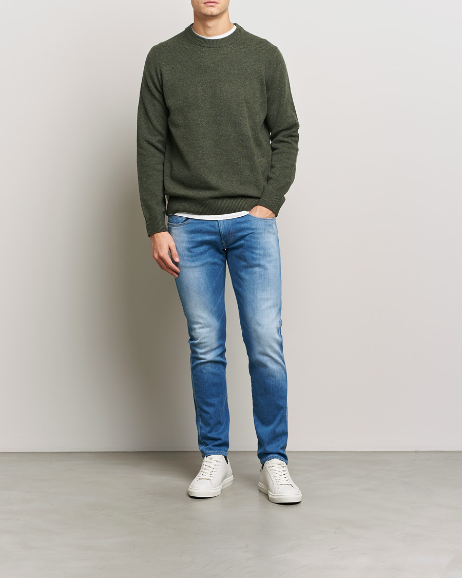 Heren | Jeans | Replay | Anbass Hyperflex Eco Plus Jeans Light Blue
