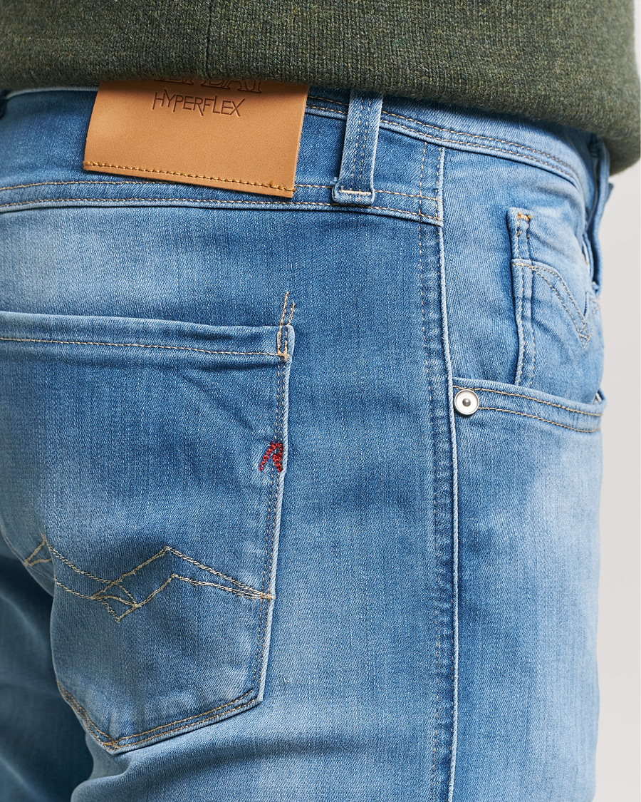 Heren | Jeans | Replay | Anbass Hyperflex Eco Plus Jeans Light Blue